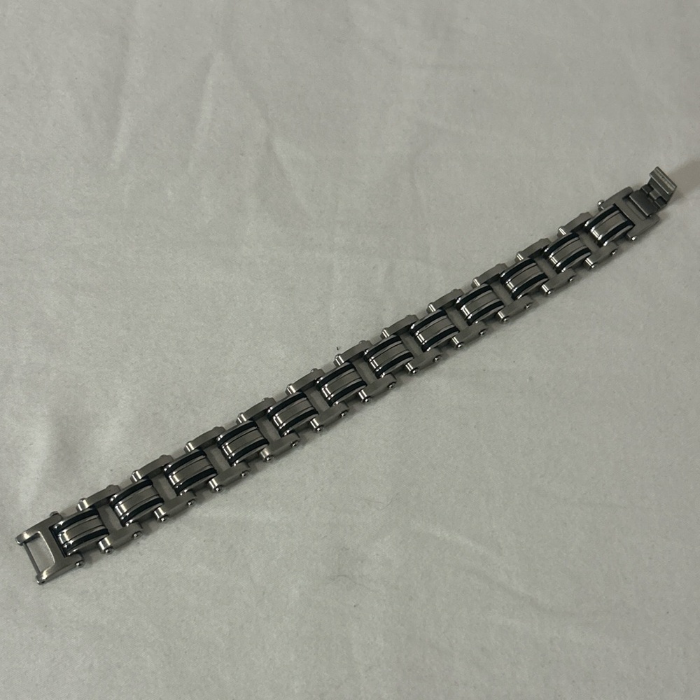 Men's Silver Stainless Steel Bracelet